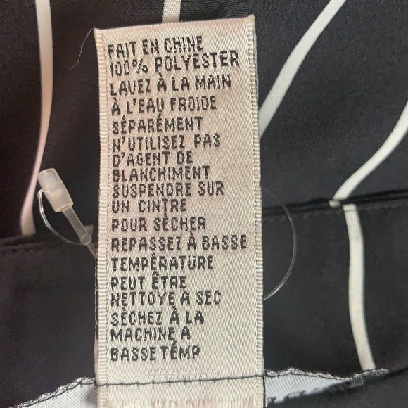BIANCA Nygard Petite black/white striped dress pants size 10 - Picture 8 of 10